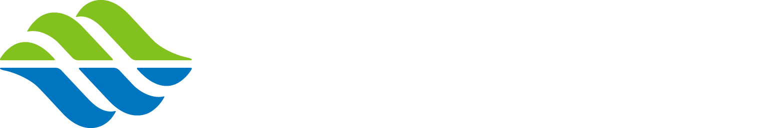 Lake Ridge Bank Logo Horizontal in White