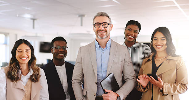 Group of work colleagues